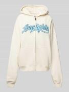 Low Lights Studios Sweatjacke mit Kapuze Modell 'Retro Logo' in Ecru, ...