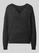 Only Regular Fit Strickpullover mit Spitzenbesatz Modell 'MANIFESTA' i...