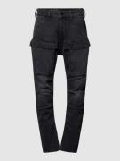 G-Star Raw Straight Tapered Fit Cargohose mit Label-Details in Jeansbl...