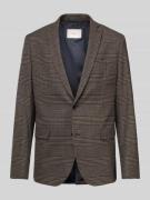 s.Oliver BLACK LABEL Slim Fit Anzugsakko aus Flanell mit Karomuster Mo...