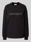 Carhartt Work In Progress Oversized Sweatshirt mit Strasssteinbesatz M...