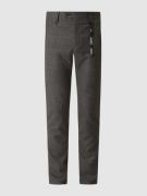 Strellson Slim Fit Chino mit Viskose-Anteil Modell 'Code' in Dunkelbra...