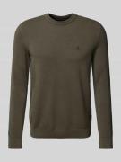 MARC O POLO Regular Fit Pullover aus reiner Baumwolle in Oliv, Größe L