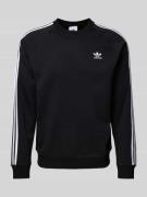 adidas Originals Oversized Sweatshirt mit gerippten Abschlüssen in Bla...