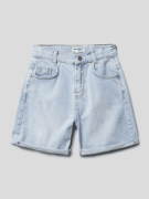 Blue Effect Balloon Fit Jeansshorts im 5-Pocket-Design in Hellblau, Gr...