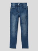 s.Oliver RED LABEL Slim Fit Jeans im 5-Pocket-Design in Blau, Größe 17...