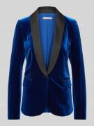 Christian Berg Woman Selection Blazer aus Samt mit Pattentaschen in Bl...