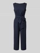 Betty Barclay Jumpsuit mit Bindegürtel in Marine, Größe 36