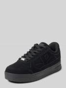 Pegador Ledersneaker mit Label-Applikation Modell 'PULSE LOW' in Black...