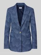 Marella Blazer mit Knopfverschluss Modell 'IDINA' in Blau, Größe L