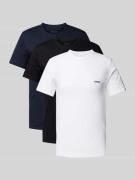 BOSS T-Shirt mit Label-Stitching im 3er-Pack in Black, Größe XL