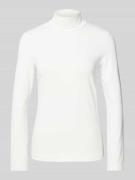 Christian Berg Woman Slim Fit Longsleeve mit Rollkragen in Offwhite, G...