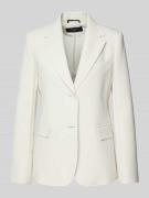 Weekend Max Mara Blazer mit Brustleistentasche Modell 'UVA' in Ecru, G...