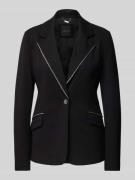 Guess Blazer aus Viskose-Mix mit Pattentaschen Modell 'NEW LENA' in Bl...