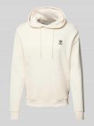 adidas Originals Hoodie mit Logo-Stitching in Offwhite, Größe L