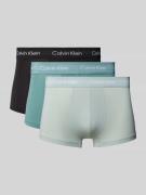 Calvin Klein Underwear Trunks aus Viskose mit Label-Bund im 3er-Pack i...