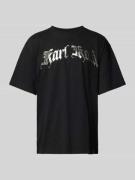 KARL KANI T-Shirt mit Label-Print in Black, Größe L