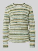 FREE/QUENT Strickpullover mit Rundhalsausschnitt Modell 'SELLY' in Oli...