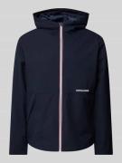 Jack & Jones Jacke mit Kapuze Modell 'ADAM' in Marine, Größe L