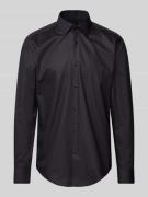 BOSS Regular Fit Business-Hemd mit Kentkragen Modell 'Joe' in Black, G...