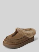 UGG Slides mit Kunstfellfutter Modell 'TASMAN ALPINE' in Hellbraun, Gr...