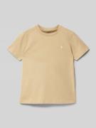 Polo Ralph Lauren Kids T-Shirt mit Rundhalsausschnitt in Beige, Größe ...