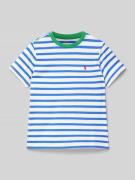 Polo Ralph Lauren Kids T-Shirt mit Rundhalsausschnitt in Royal, Größe ...