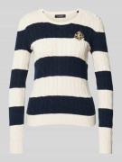 Lauren Ralph Lauren Strickpullover mit Zopfmuster Modell 'MONTIVA' in ...