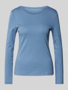 Christian Berg Woman Longsleeve mit Rundhalsausschnitt in Rauchblau, G...