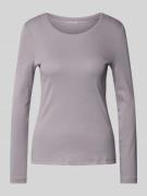 Christian Berg Woman Longsleeve mit Rundhalsausschnitt in Mittelgrau, ...