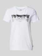 Levi's® T-Shirt mit Label-Print in Weiss, Größe L