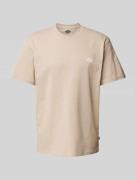 Dickies T-Shirt mit Label-Print Modell 'SUMMERDALE' in Beige, Größe L