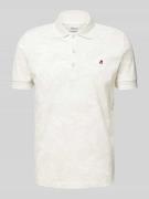 Replay Regular Fit Poloshirt mit Logo-Stitching in Beige, Größe L