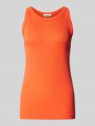 MARC O POLO Tank Top mit U-Ausschnitt in Orange, Größe XS