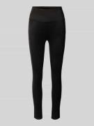 MAGIC Bodyfashion Leggings mit elastischem Bund in Black, Größe L