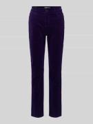 Christian Berg Woman Regular Fit Cordhose im 5-Pocket-Design in Violet...