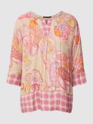 Betty Barclay Bluse mit Paisley-Muster in Camel, Größe 38