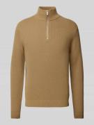 SELECTED HOMME Strickpullover mit gerippten Abschlüssen Modell 'DANE' ...