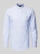 Polo Ralph Lauren Slim Fit Freizeithemd mit Button-Down-Kragen in Rauc...