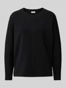 s.Oliver RED LABEL Sweatshirt mit Teilungsnähten in Black, Größe 34