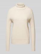 Christian Berg Woman Strickpullover mit Rollkragen in Beige Melange, G...