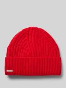 Seeberger Beanie aus reinem Kaschmir in Rot, Größe 1