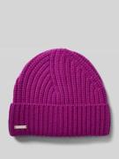 Seeberger Beanie aus reinem Kaschmir in Violett, Größe 1