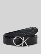 CK Calvin Klein Gürtel mit Label-Applikation und Pinschließe in Black,...