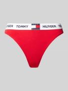 TOMMY HILFIGER Slip mit elastischem Logo-Bund in Rot, Größe S