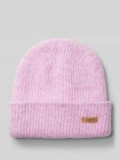 Barts Beanie mit Label-Patch Modell 'Witzia' in Rose, Größe 1