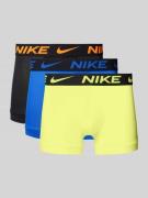 Nike Trunks mit elastischem Logo-Bund im 3er-Pack in Neon Gelb, Größe ...