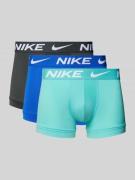 Nike Trunks mit elastischem Logo-Bund in Aqua, Größe M