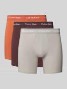 Calvin Klein Underwear Trunks mit Logo-Bund im 3er-Pack in Orange, Grö...