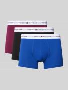 Tommy Hilfiger Trunks mit elastischem Logo-Bund im 3er-Pack in Blau, G...